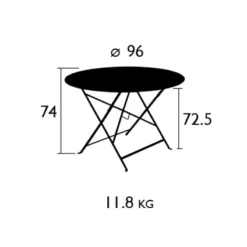 Floréal Table Ø96 Cm, Cedar Green -Brafab Verkaufs-Shop 84e96264 d61c 4edb 967d 1101840256f8