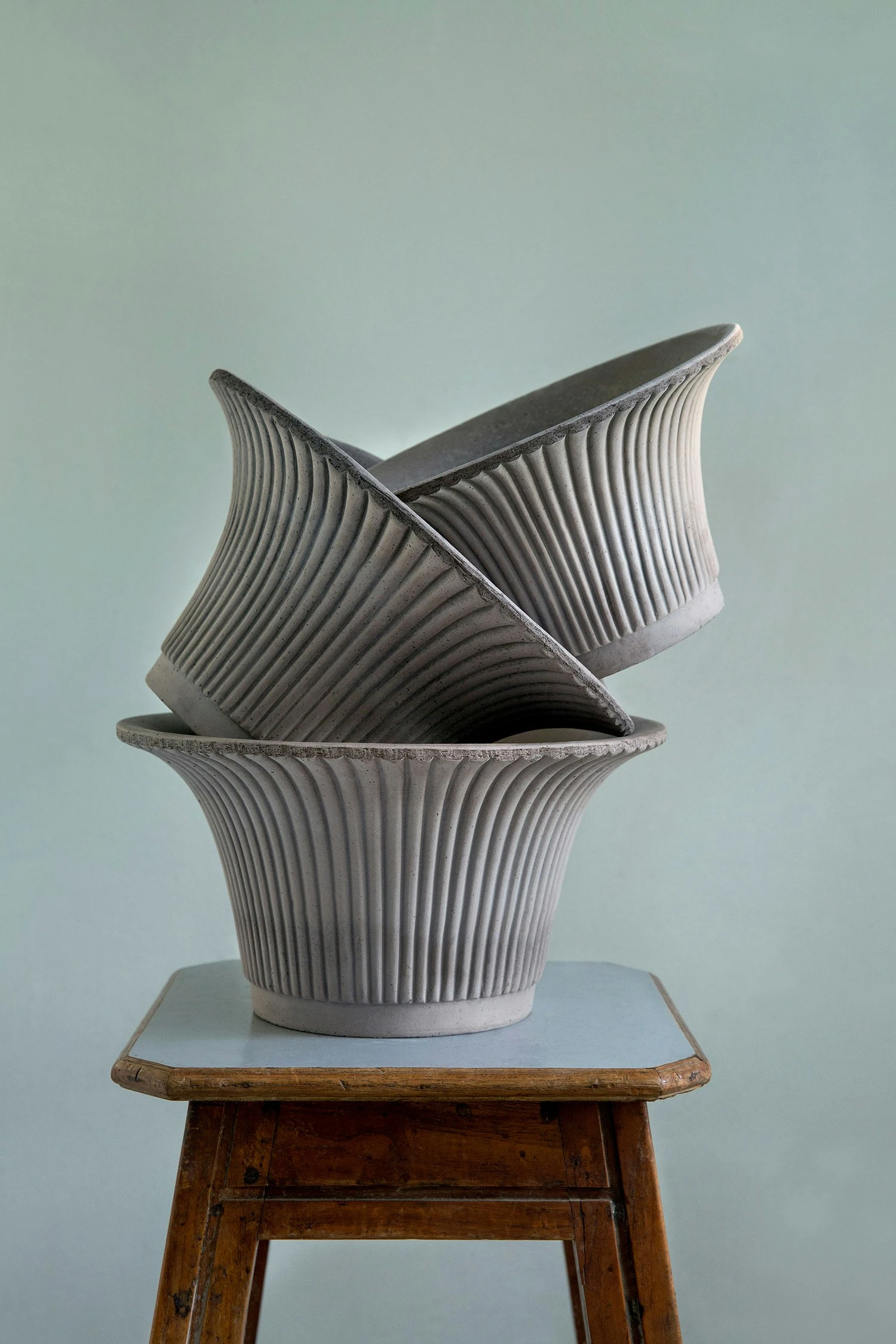 Bergs Potter Daisy Topf Mit Unterteller Grå Ø25 Cm 2 Bergs Potter Daisy Topf Mit Unterteller Grå Ø25 Cm – Bild 2