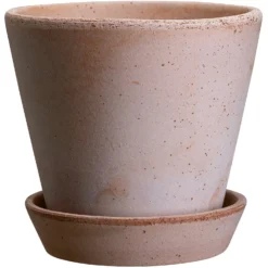 Bergs Potter Julie Topf Mit Unterteller Rosa Ø17 Cm