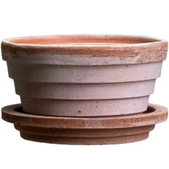 Bergs Potter Planet Topf Mit Unterteller Rosa Ø12 Cm