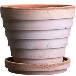 Bergs Potter Planet Topf Mit Unterteller Rosa Ø14 Cm