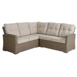 Brafab Ashfield Corner Sofa With Cushion, Beige