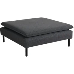 Brafab Callisto Modulsofa Sitzteil 1-Sitzer, Schwarz/Onyx