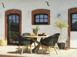 Brafab Eios Tisch Ø150, Teak -Brafab Verkaufs-Shop brafab eios tisch 150 teak 3