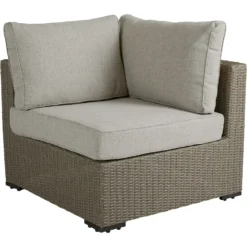 Brafab Funkia Modulsofa Eckstück, Beige/Sand