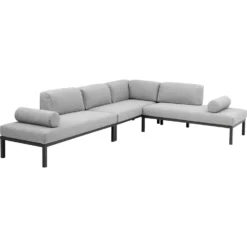 Brafab Gonessa-Sitzgruppe , Anthrazit / Grau -Brafab Verkaufs-Shop brafab gonessa sitzgruppe anthrazit grau 2