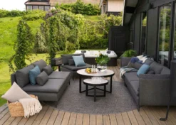 Brafab Itonda Kaffeetisch Schwarz/Sand, Ø100x50 Cm -Brafab Verkaufs-Shop brafab itonda 60 h40 black grey 2