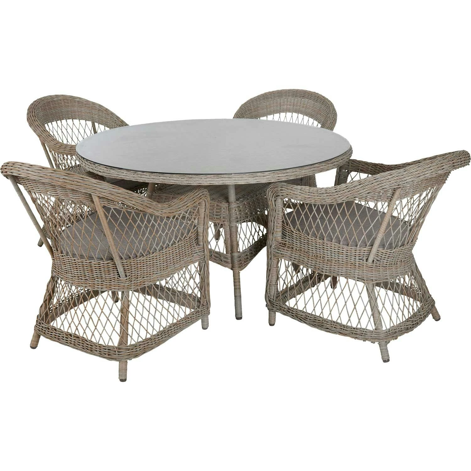 Brafab Kamomill Esstisch Ø130x73 Cm, Beige 2 Brafab Kamomill Esstisch Ø130x73 Cm, Beige – Bild 2