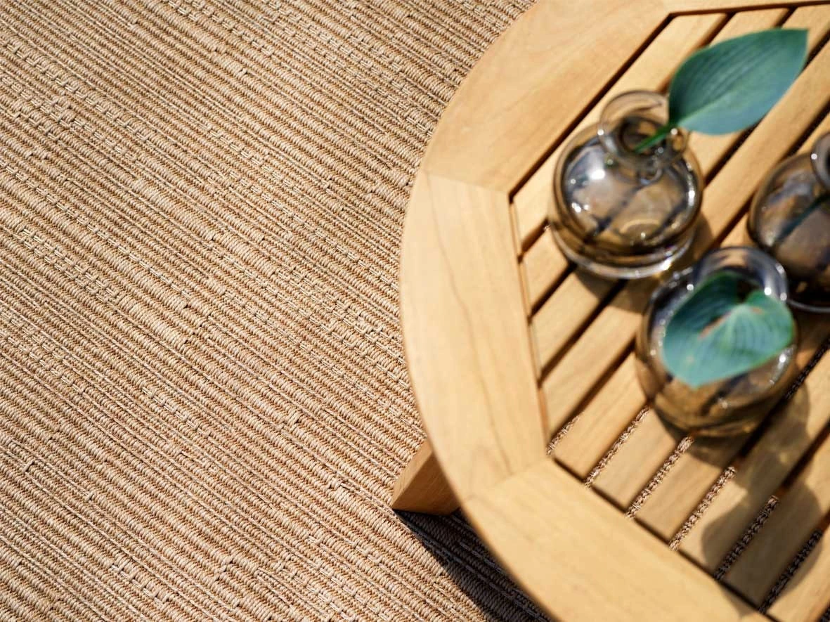 Brafab Kastos Kaffeetisch Teakholz, D60 H45 Cm 2 Brafab Kastos Kaffeetisch Teakholz, D60 H45 Cm – Bild 2