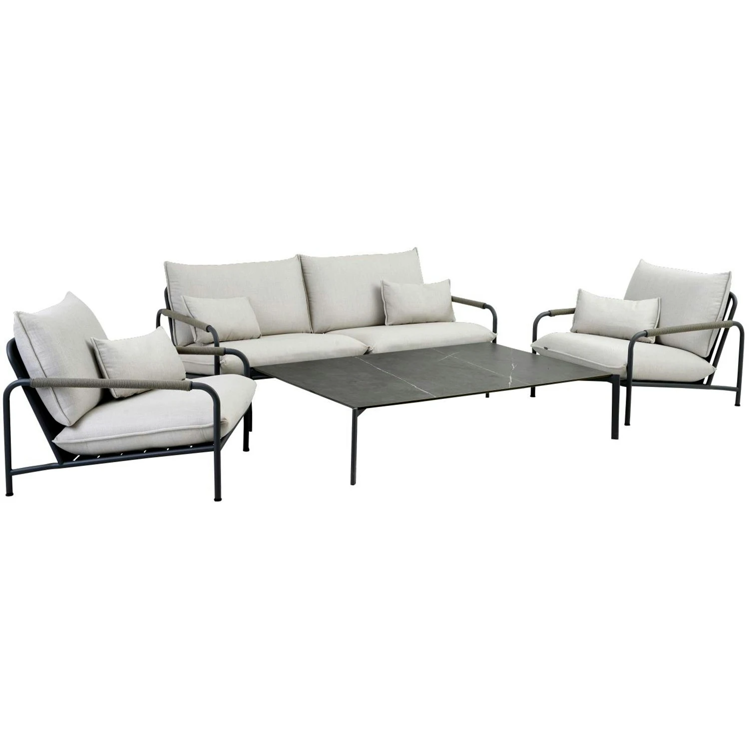 Brafab Lerberget Sofa 2,5-Sitzer, Anthrazit 4 Brafab Lerberget Sofa 2,5-Sitzer, Anthrazit – Bild 4