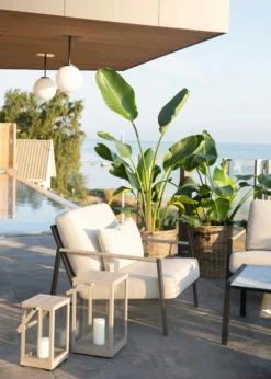 Brafab Lyra Sessel, Schwarz/Sand -Brafab Verkaufs-Shop brafab lyra armchair black with cushion 10