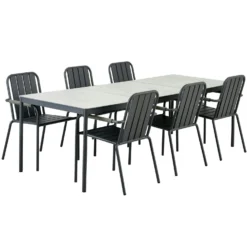 Brafab Nox Tischständer Aluminium 90x237 Cm, Anthrazit -Brafab Verkaufs-Shop brafab nox 158x90 h71 stat antr 5