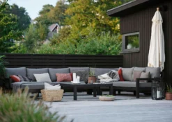 Brafab Stettler Modulsofa Endstück Rechts, Schwarz/Grau -Brafab Verkaufs-Shop brafab stettler 2 s v matt black w d 2