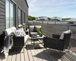 Brafab Talance Coffee Table 74x60cm H40, Black / Dark Grey -Brafab Verkaufs-Shop brafab talance coffee table 74x60cm h40 dark grey 3