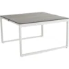 Brafab Talance Coffee Table 80x80cm H45, White / Dark Grey