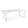 Brafab Vevi Esstisch, 230x95/ Weißes Aluminium