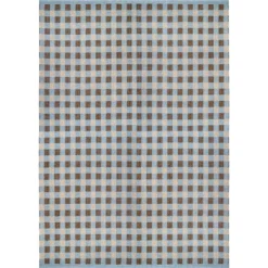 Poppy Teppich Blau/Braun, 170x250 Cm