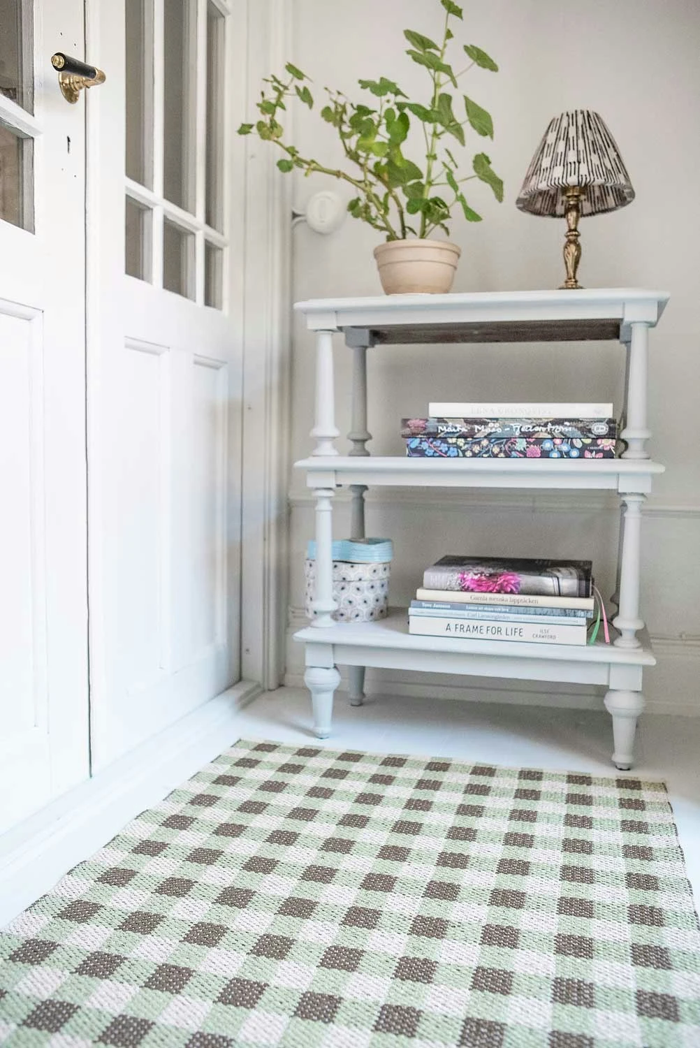 Poppy Teppich Grün/Beige, 70x250 Cm 2 Poppy Teppich Grün/Beige, 70x250 Cm – Bild 2