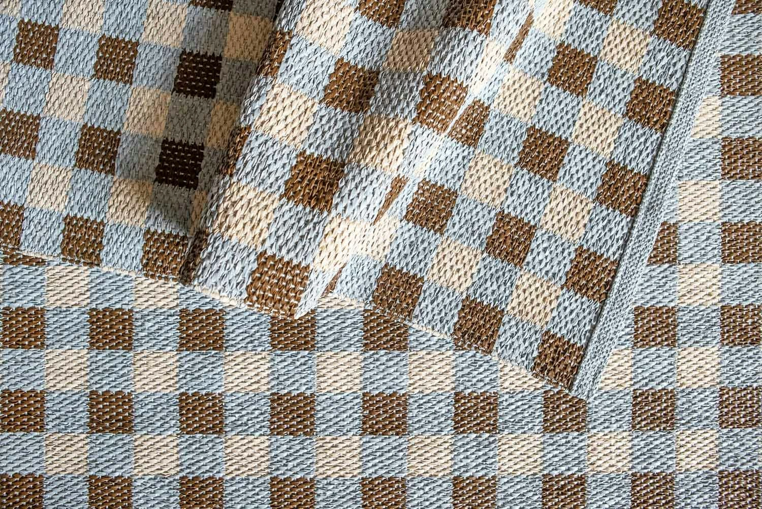 Poppy Teppich Blau/Braun, 170x250 Cm 2 Poppy Teppich Blau/Braun, 170x250 Cm – Bild 2