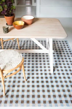 Poppy Teppich Blau/Braun, 170x250 Cm 7 Poppy Teppich Blau/Braun, 170x250 Cm -Brafab Verkaufs-Shop brita sweden poppy rug 7