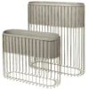 Broste Copenhagen Fenja Blumenkasten 2-er Set Taupe / Warmes Grau
