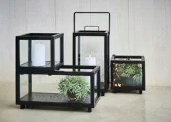 Lighthouse Lanterne Large, Grau -Brafab Verkaufs-Shop cane line lighthouse lanterne grau 3 1