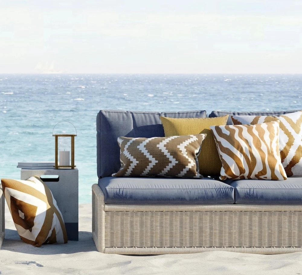 Impal Kissen Im Freien Nutzbar 50x50 Cm, Beige / Off-white 2 Impal Kissen Im Freien Nutzbar 50x50 Cm, Beige / Off-white – Bild 2