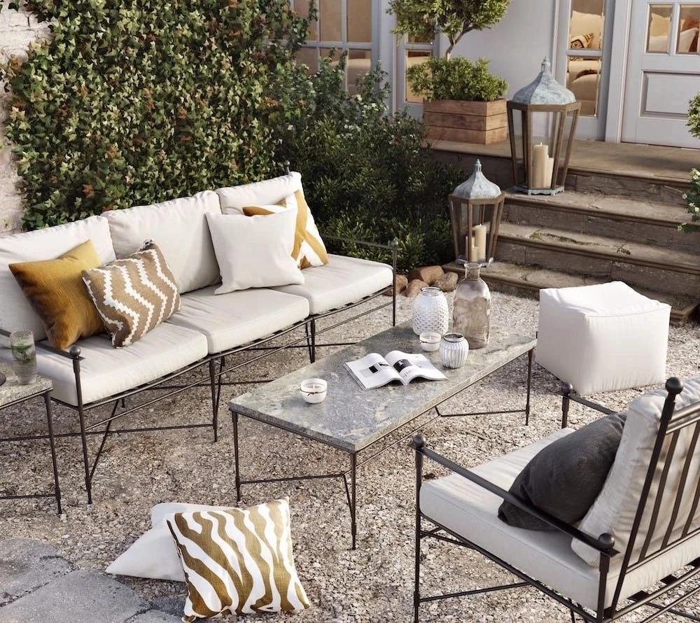 Zebra Kissen 50x50 Cm Im Freien Nutzbar, Shitake / Off-white 2 Zebra Kissen 50x50 Cm Im Freien Nutzbar, Shitake / Off-white – Bild 2