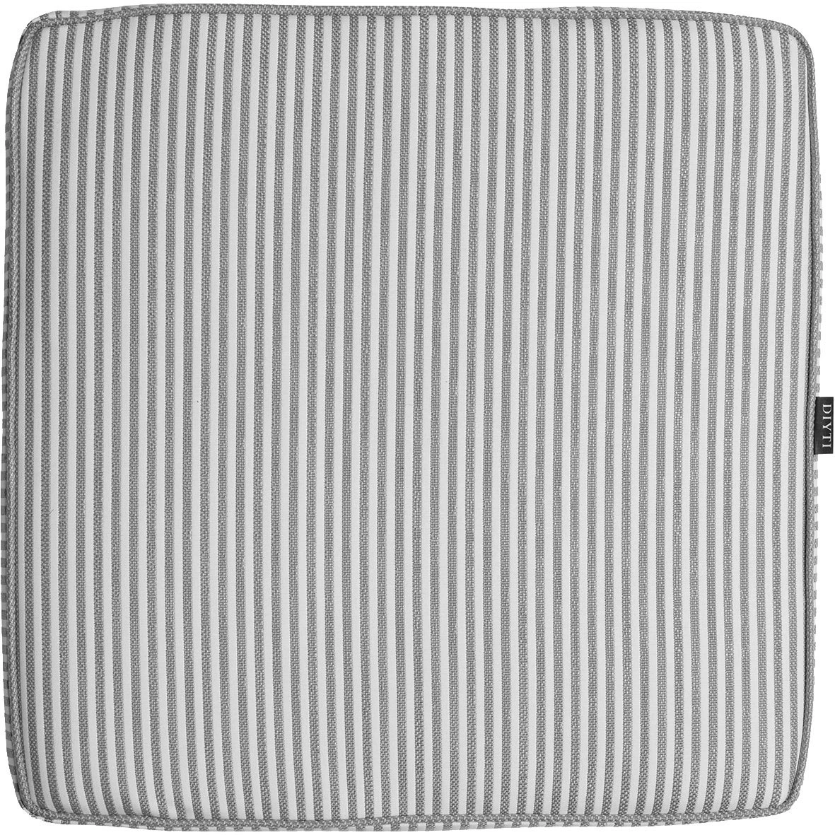 Narrow Stripe Kissen 45x45 Cm, Grau 1 Narrow Stripe Kissen 45x45 Cm, Grau