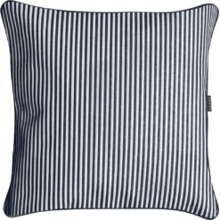 Narrow Stripe Kissen 45x45 Cm, Marineblau
