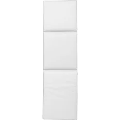 Plain Sonnenbankkissen 50x186 Cm, Weiß