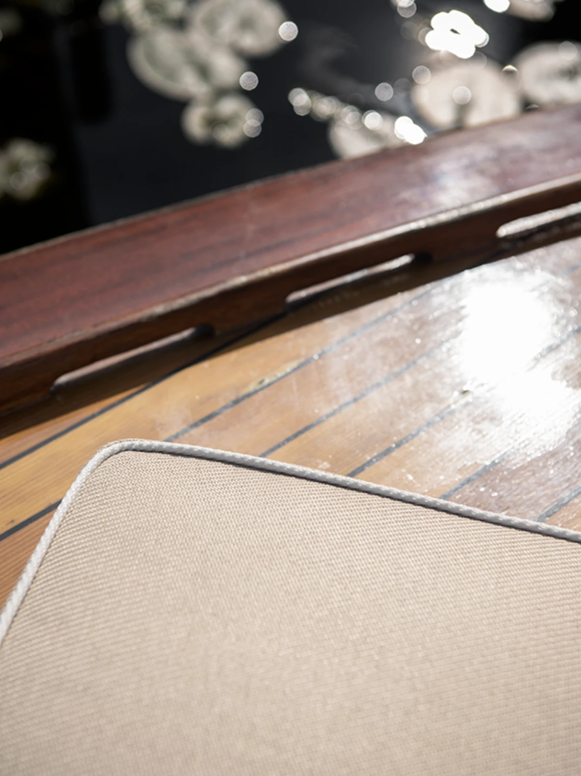 Plain Bootskissen 40x45 Cm, Beige 2 Plain Bootskissen 40x45 Cm, Beige – Bild 2