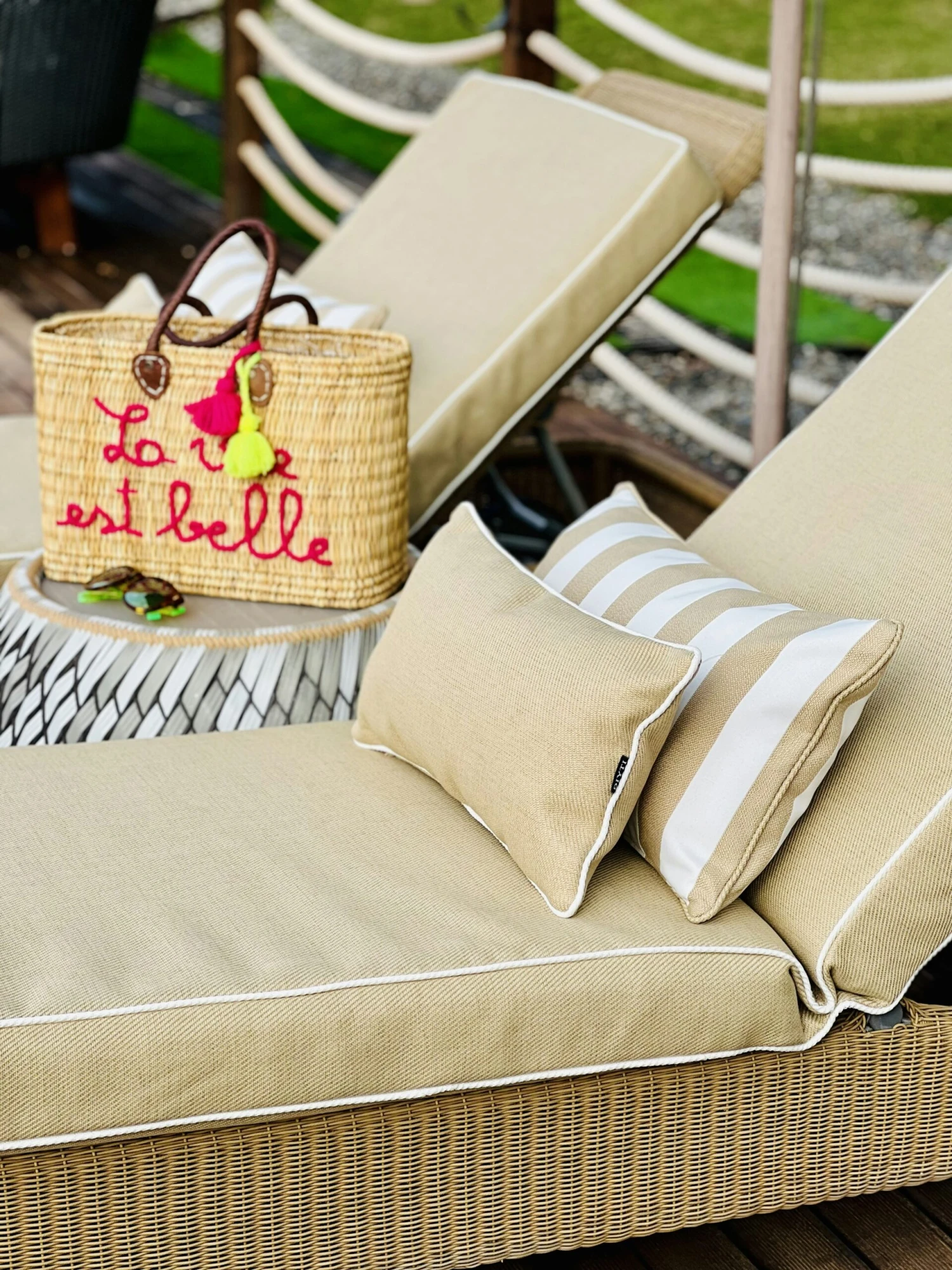 Plain Kissen 25x45 Cm, Beige 3 Plain Kissen 25x45 Cm, Beige – Bild 3