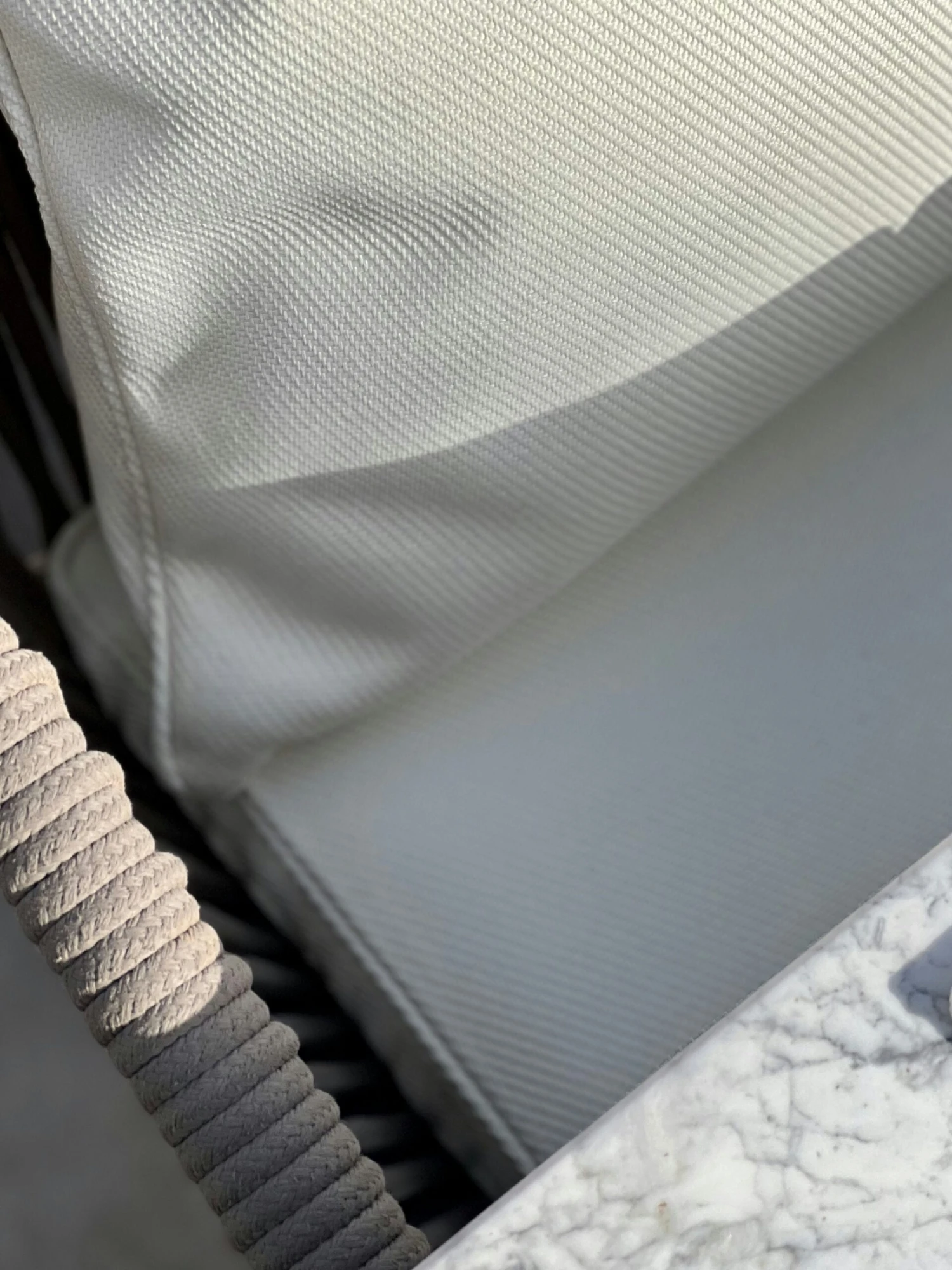 Plain Kissen 45x45 Cm, Weiß 2 Plain Kissen 45x45 Cm, Weiß – Bild 2