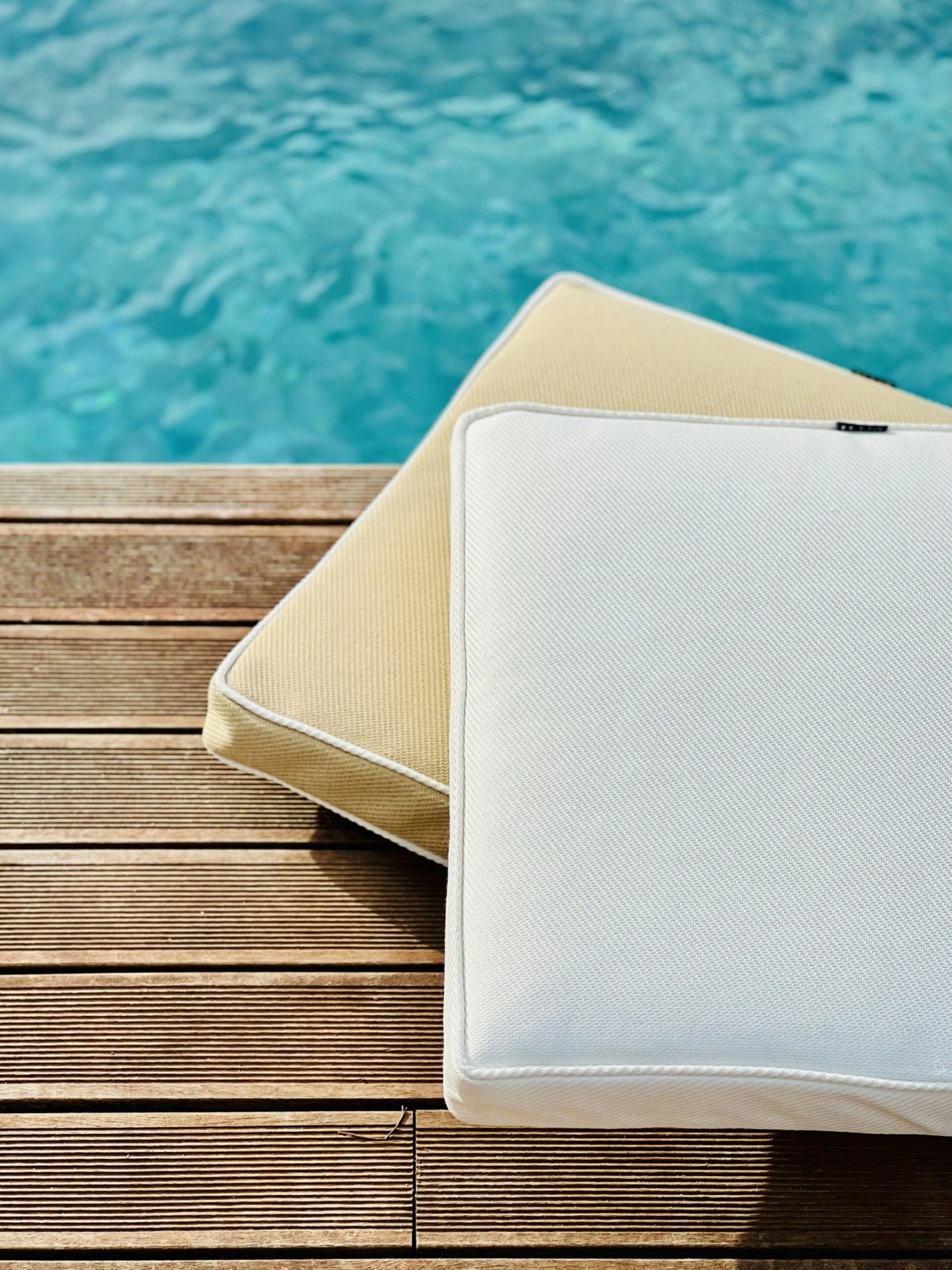 Plain Kissen 45x45 Cm, Weiß 4 Plain Kissen 45x45 Cm, Weiß – Bild 4