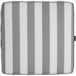 Wide Stripe Kissen 45x45 Cm, Grau