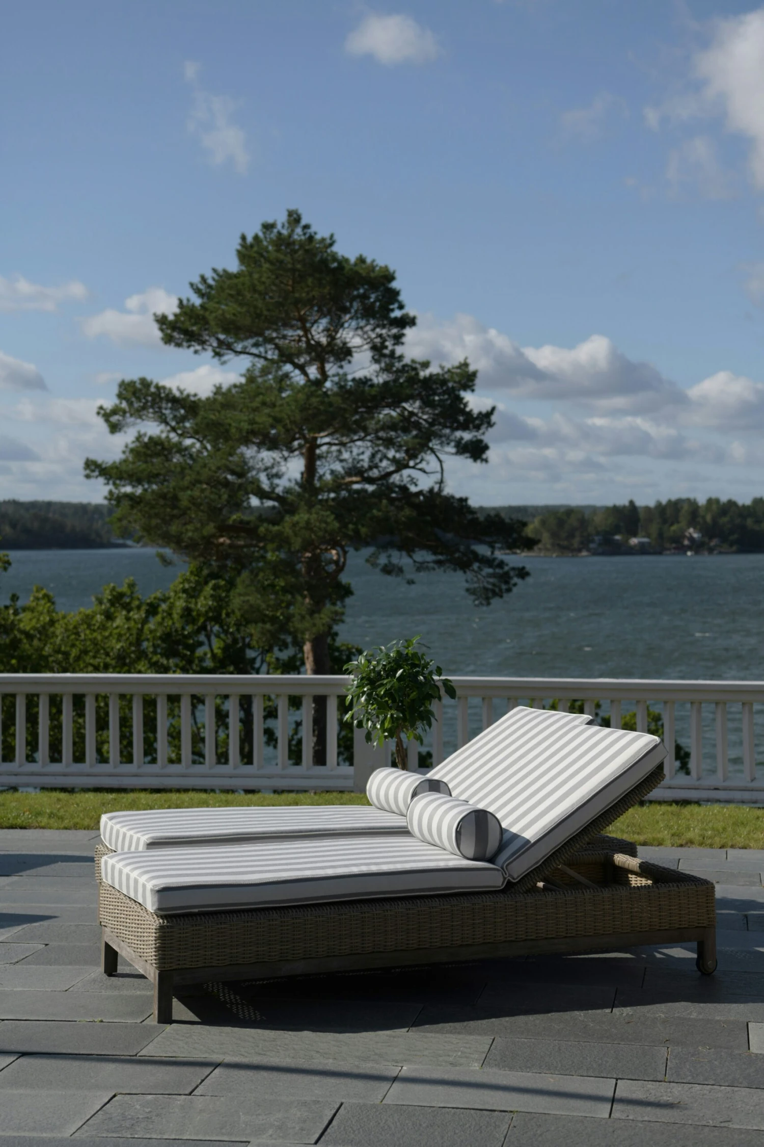 Wide Stripe Kissen 17x45 Cm, Grau 5 Wide Stripe Kissen 17x45 Cm, Grau – Bild 5