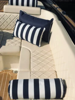 Wide Stripe Kissen 17x45 Cm, Marineblau -Brafab Verkaufs-Shop diyti wide stripe cushion 17x45 cm 5