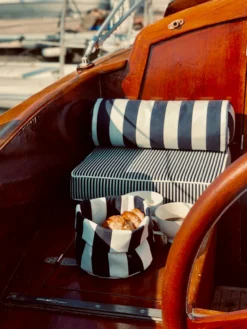 Wide Stripe Kissen 17x45 Cm, Marineblau -Brafab Verkaufs-Shop diyti wide stripe cushion 17x45 cm 6