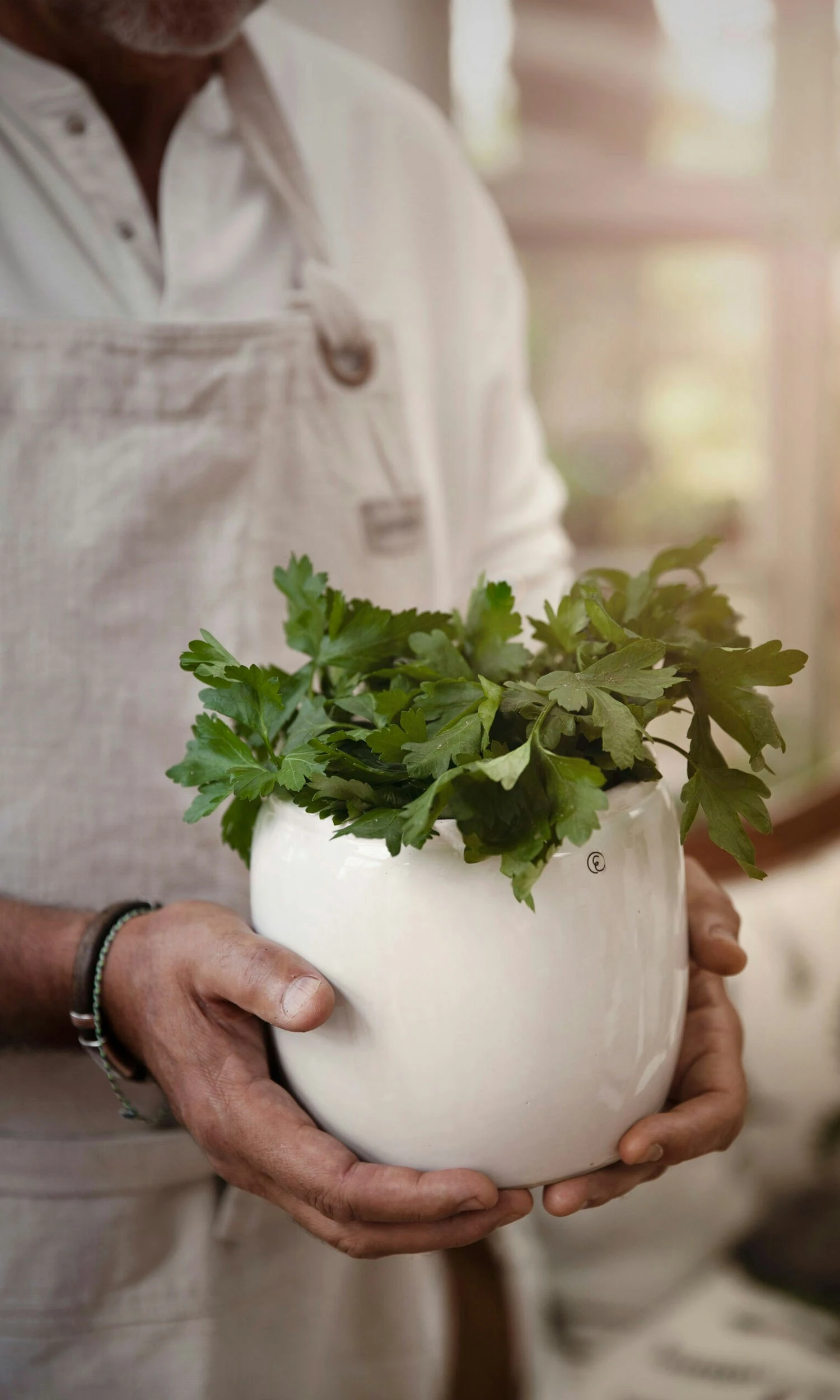 Ernst Topf Steingut Glasiert Ø17,5 Cm, Weiß 2 Ernst Topf Steingut Glasiert Ø17,5 Cm, Weiß – Bild 2