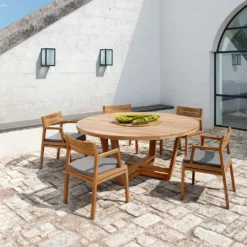 Costes Lehnstuhl, Teak -Brafab Verkaufs-Shop ethimo costes lehnstuhl 3