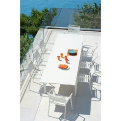 Flat Esstisch Ausziehbar 160-250x100 Cm, Warm White -Brafab Verkaufs-Shop ethimo flat esstisch ausziehbar 160 250x100 cm 3