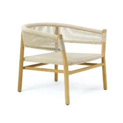 Kilt Lounge Lehnstuhl, Pickled Teak / Dunkelgrau -Brafab Verkaufs-Shop ethimo kilt lounge lehnstuhl 1 1