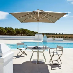 Studio Director's Chair Klappsitz, Warm Grey / Nature White 7 Studio Director's Chair Klappsitz, Warm Grey / Nature White -Brafab Verkaufs-Shop ethimo studio directors chair klappsitz 3 1