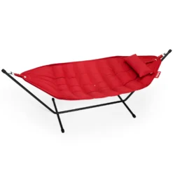 Fatboy Headdemock Superb Hängematte + Kissen, Rot/Schwarz 6 Fatboy Headdemock Superb Hängematte + Kissen, Rot/Schwarz -Brafab Verkaufs-Shop fatboy fatboy headdemock superb red pillow rack black 2