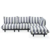 Fatboy Paletti Modulsofa 3-Sitzer Mit Rechts Sonnenliege, Ocean Blue