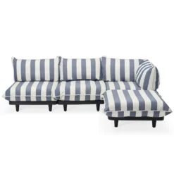 Fatboy Paletti Modulsofa 3-Sitzer Mit Rechts Sonnenliege, Ocean Blue