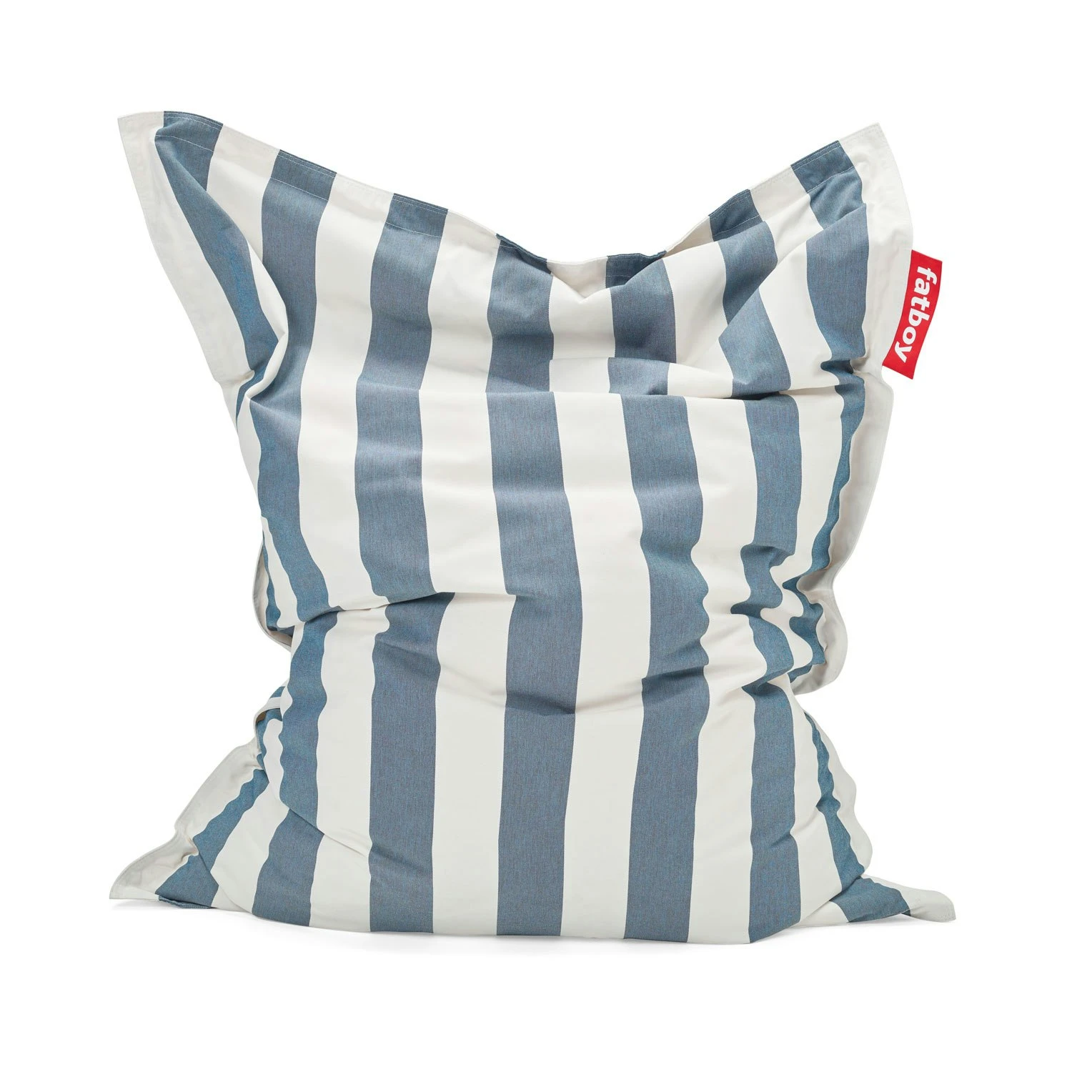 Fatboy The Original Outdoor Bean Bag, Stripe Ocean Blue 1 Fatboy The Original Outdoor Bean Bag, Stripe Ocean Blue