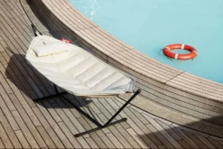 Fatboy Headdemock Superb Hammock + Pillow, Sahara/Light Grey -Brafab Verkaufs-Shop fatboy headdemock superb hangematte kissen 3