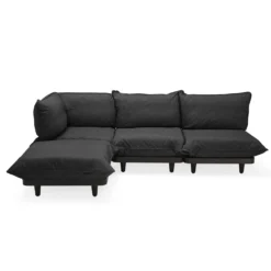 Fatboy Paletti Modulsofa 3-Sitzer Mit Sonnenliege, Thunder Grey